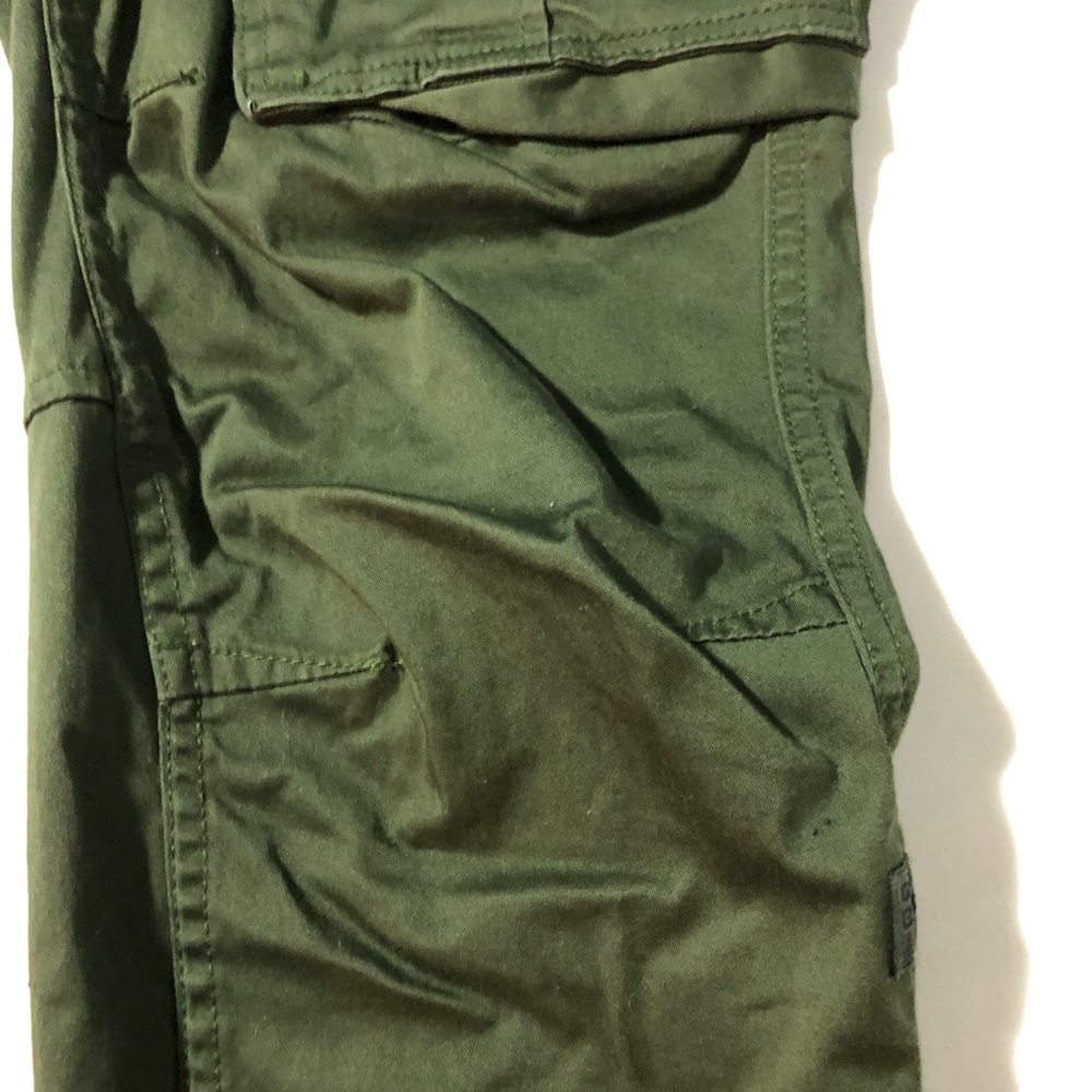 G star raw rovic zip 3d straight tapered army green mens cargo pants 32x32 - Picture 8 of 12